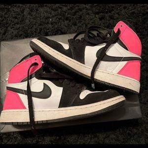 Lightly worn Valentine Jordans